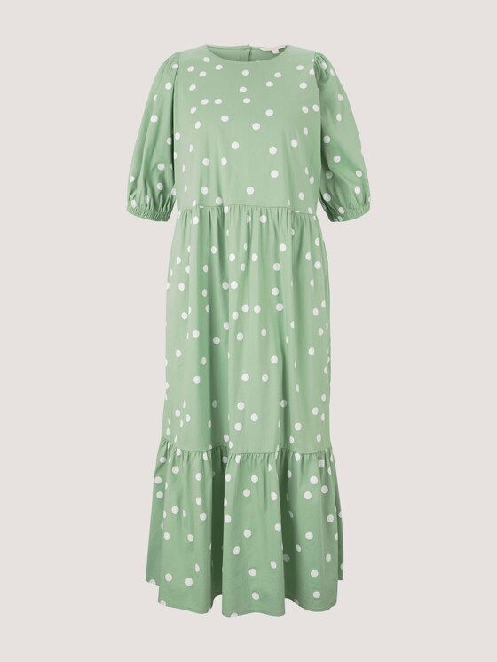 dotted midi dress - Women - green dot print dotted midi dress - Women - green dot print - 7 - TOM TAILOR Denim
