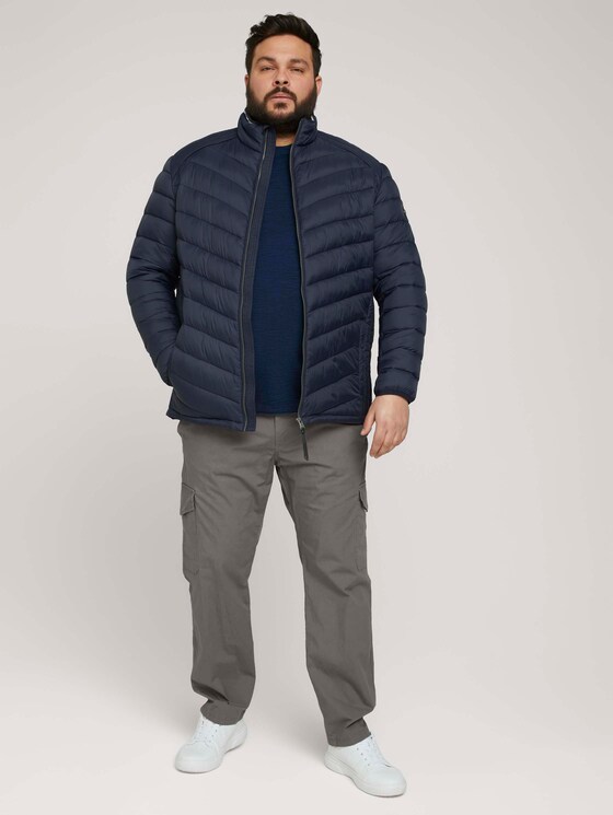 Sweatshirt in Melange Optik - Männer - Dark Blue Sweatshirt in Melange Optik - Männer - Dark Blue - 3 - Men Plus