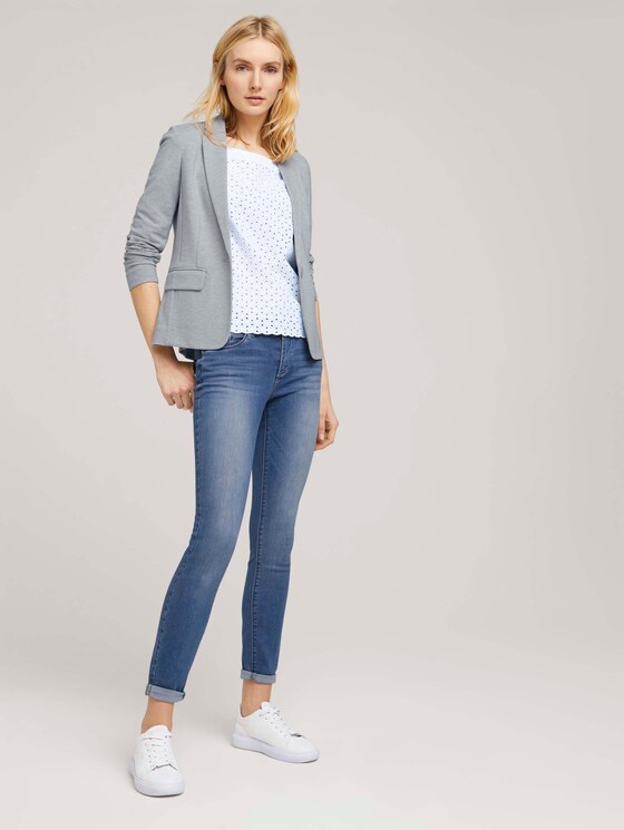 Carmen Bluse mit Lochstickerei - Frauen - White Carmen Bluse mit Lochstickerei - Frauen - White - 3 - TOM TAILOR