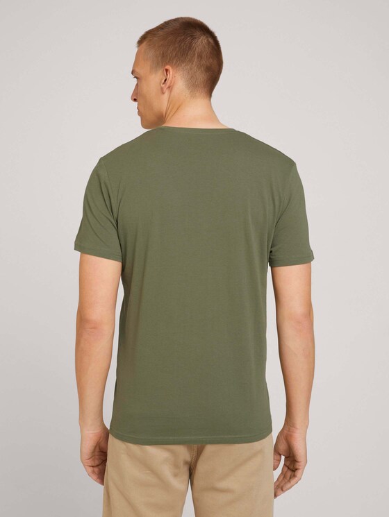 T-shirt met print - Mannen - Oak Leaf Green T-shirt met print - Mannen - Oak Leaf Green - 2 - TOM TAILOR
