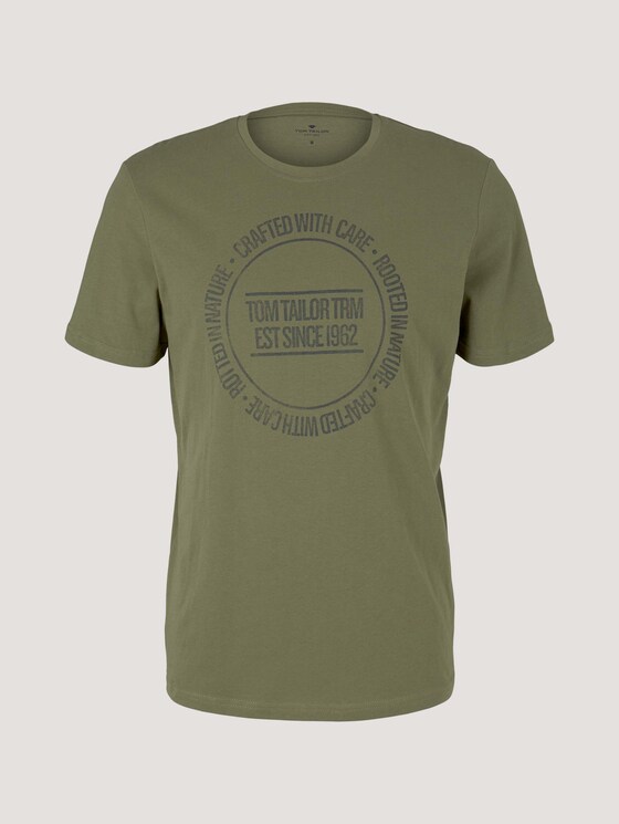 T-shirt met print - Mannen - Oak Leaf Green T-shirt met print - Mannen - Oak Leaf Green - 7 - TOM TAILOR