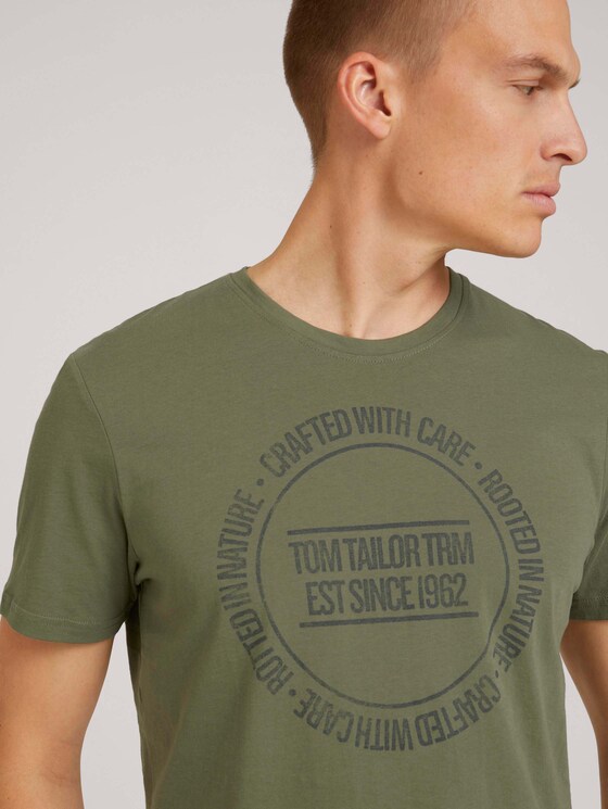 T-shirt met print - Mannen - Oak Leaf Green T-shirt met print - Mannen - Oak Leaf Green - 9 - TOM TAILOR