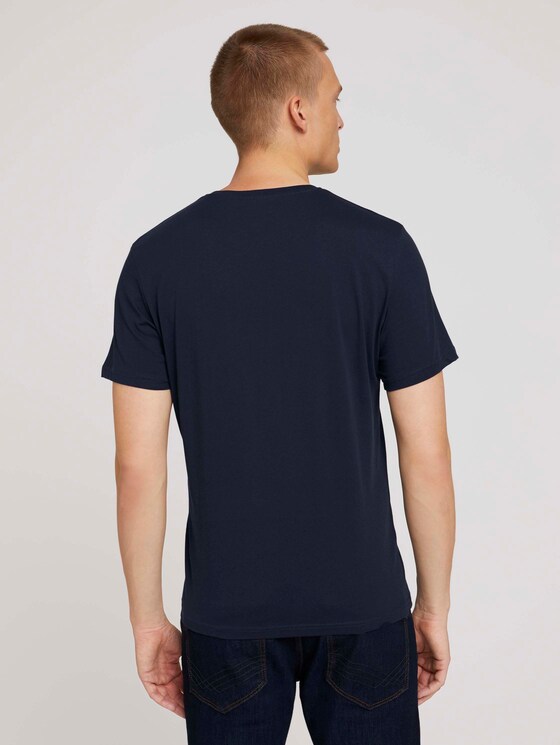 T-shirt met print - Mannen - Sky Captain Blue T-shirt met print - Mannen - Sky Captain Blue - 2 - TOM TAILOR