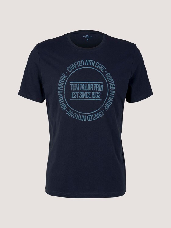 T-shirt met print - Mannen - Sky Captain Blue T-shirt met print - Mannen - Sky Captain Blue - 7 - TOM TAILOR