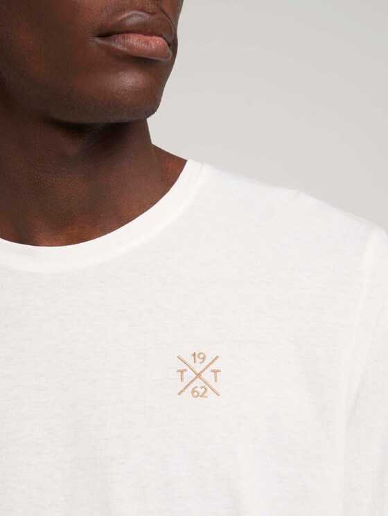 Basic Langarmshirt aus Bio-Baumwolle - Männer - Off White Basic Langarmshirt aus Bio-Baumwolle - Männer - Off White - 9 - TOM TAILOR