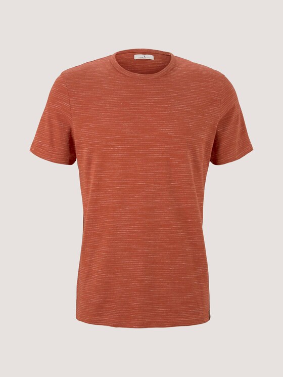 Fein gestreiftes T-Shirt - Männer - chili red inject stripe Fein gestreiftes T-Shirt - Männer - chili red inject stripe - 7 - TOM TAILOR