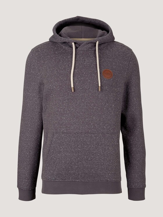 gestreifter Hoodie - Männer - cyber grey inject stripe gestreifter Hoodie - Männer - cyber grey inject stripe - 7 - TOM TAILOR