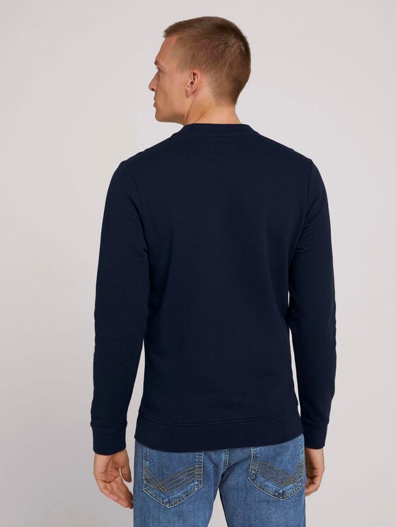 basic sweatshirt - Mannen - Sky Captain Blue basic sweatshirt - Mannen - Sky Captain Blue - 2 - TOM TAILOR