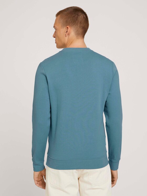 Basic Sweatshirt - Männer - smokey aqua Basic Sweatshirt - Männer - smokey aqua - 2 - TOM TAILOR