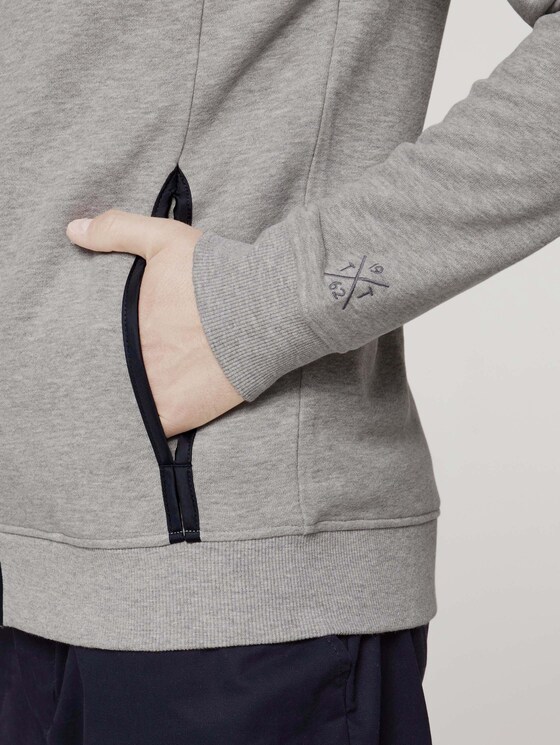 jas met opstaande kraag - Mannen - Middle Grey Melange jas met opstaande kraag - Mannen - Middle Grey Melange - 9 - TOM TAILOR