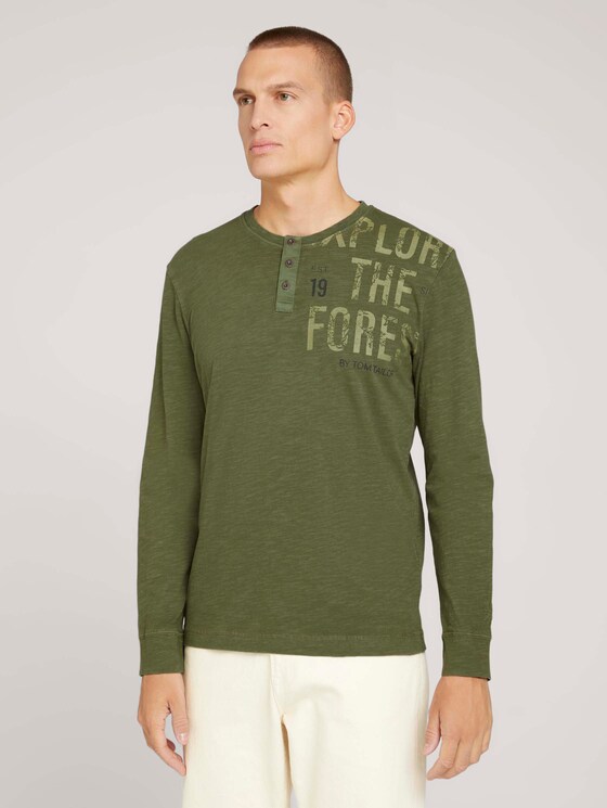 T-Shirt mit Print - Männer - Oak Leaf Green T-Shirt mit Print - Männer - Oak Leaf Green - 1 - TOM TAILOR