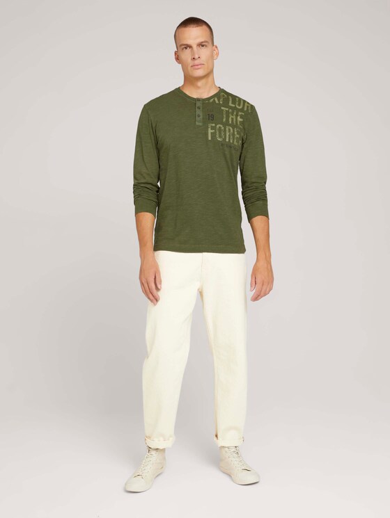 T-Shirt mit Print - Männer - Oak Leaf Green T-Shirt mit Print - Männer - Oak Leaf Green - 3 - TOM TAILOR