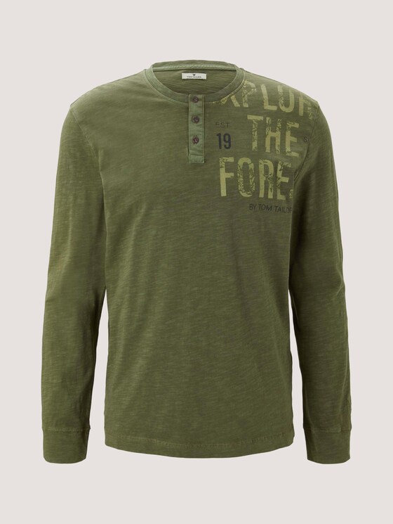 T-Shirt mit Print - Männer - Oak Leaf Green T-Shirt mit Print - Männer - Oak Leaf Green - 7 - TOM TAILOR