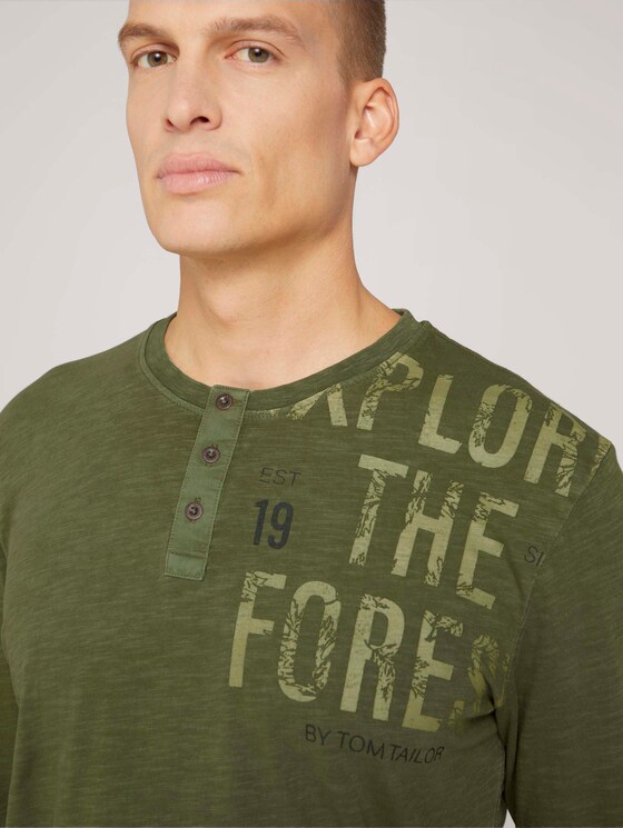 T-Shirt mit Print - Männer - Oak Leaf Green T-Shirt mit Print - Männer - Oak Leaf Green - 9 - TOM TAILOR