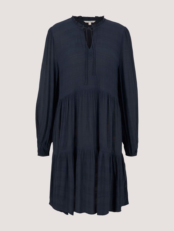 Kleid mit Raffungen - Frauen - Sky Captain Blue Kleid mit Raffungen - Frauen - Sky Captain Blue - 7 - TOM TAILOR Denim