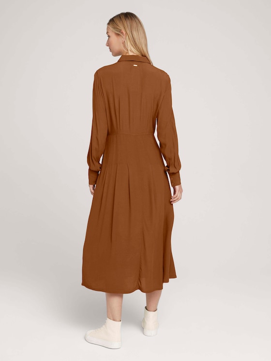 Midi Hemdkleid - Frauen - amber brown Midi Hemdkleid - Frauen - amber brown - 2 - TOM TAILOR Denim