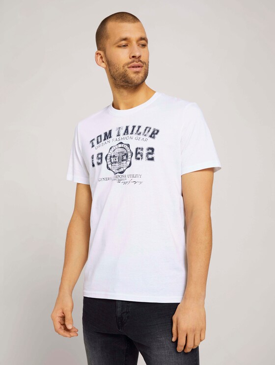 Doppelpack T-Shirt mit Print - Männer - Tarmac Grey Doppelpack T-Shirt mit Print - Männer - Tarmac Grey - 1 - TOM TAILOR