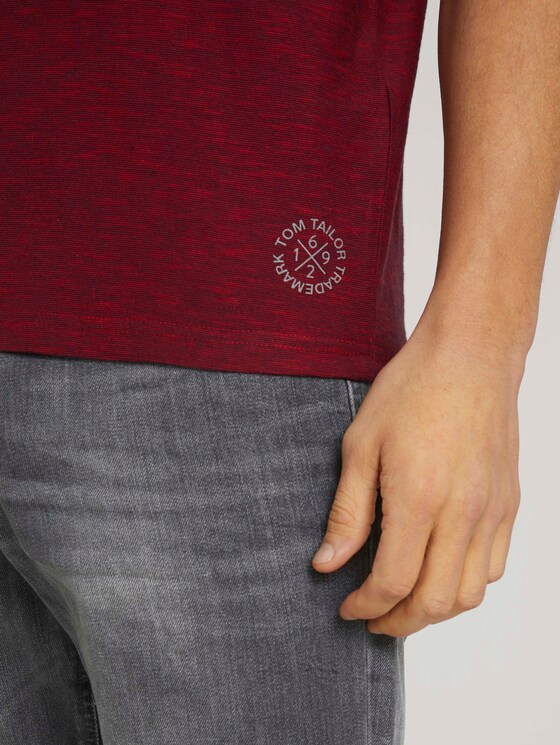 Doppelpack T-Shirt mit Streifen - Männer - cyber grey yarndye stripe Doppelpack T-Shirt mit Streifen - Männer - cyber grey yarndye stripe - 10 - TOM TAILOR
