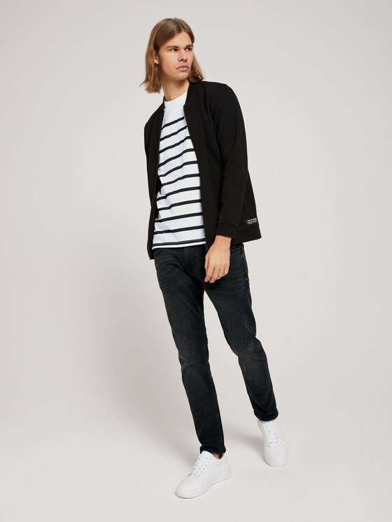 gestreiftes T-Shirt - Männer - White gestreiftes T-Shirt - Männer - White - 3 - TOM TAILOR Denim