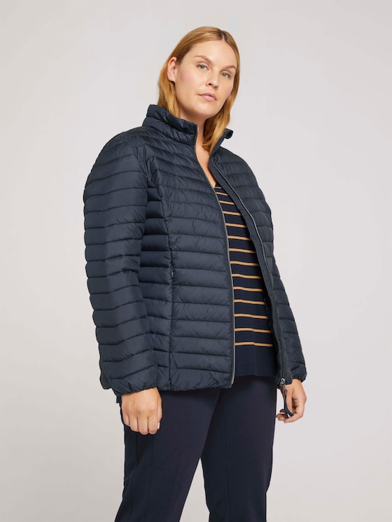 Lightweight quilted jacket with recycled polyester - Women - Sky Captain Blue - 5 - My True Me