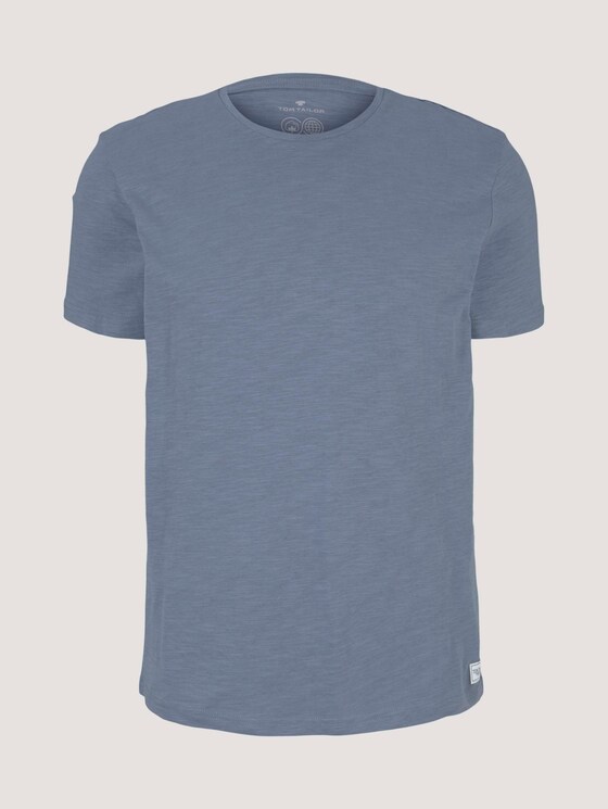 Basic T-Shirt - Männer - Gravel Grey Basic T-Shirt - Männer - Gravel Grey - 7 - TOM TAILOR