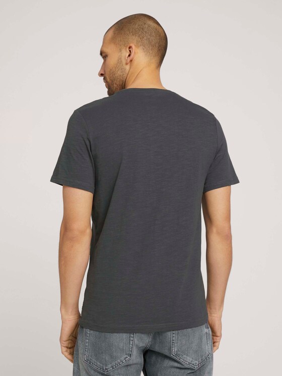 Basic T-Shirt - Männer - Tarmac Grey Basic T-Shirt - Männer - Tarmac Grey - 2 - TOM TAILOR