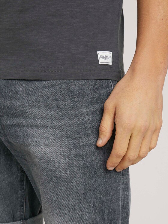 Basic T-Shirt - Männer - Tarmac Grey Basic T-Shirt - Männer - Tarmac Grey - 9 - TOM TAILOR