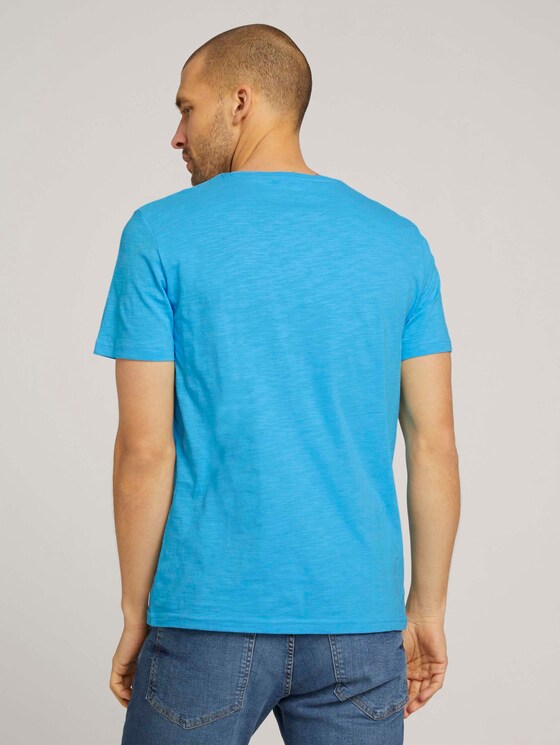 Basic T-Shirt - Männer - aquarius turquoise Basic T-Shirt - Männer - aquarius turquoise - 2 - TOM TAILOR