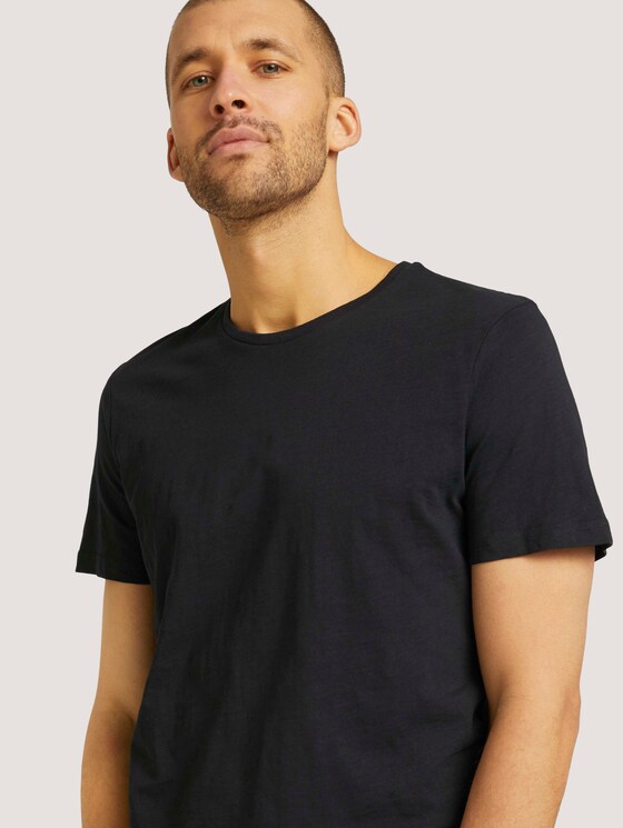 Basic T-Shirt - Männer - Black Basic T-Shirt - Männer - Black - 9 - TOM TAILOR