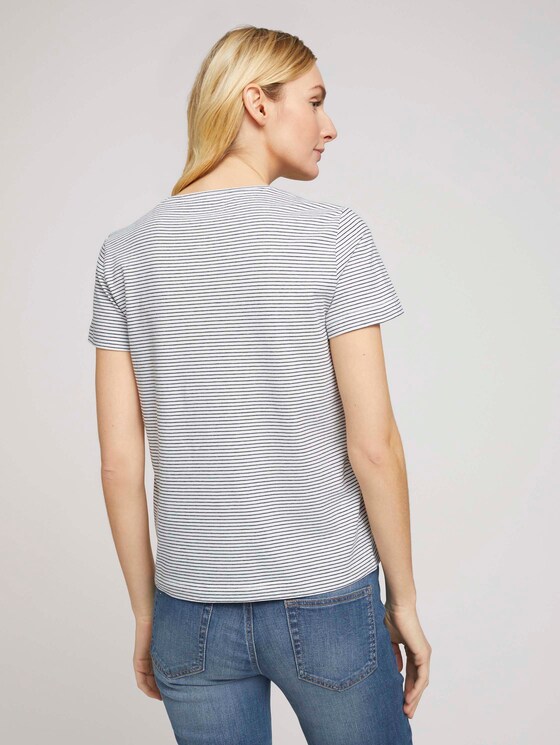 Doppelpack T-Shirt mit Bio-Baumwolle - Frauen - Sky Captain Blue Doppelpack T-Shirt mit Bio-Baumwolle - Frauen - Sky Captain Blue - 2 - TOM TAILOR