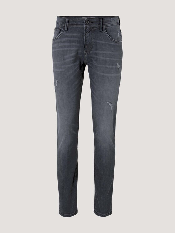 Slim Piers Jeans mit Bio-Baumwolle - Männer - used mid stone black denim Slim Piers Jeans mit Bio-Baumwolle - Männer - used mid stone black denim - 7 - TOM TAILOR Denim