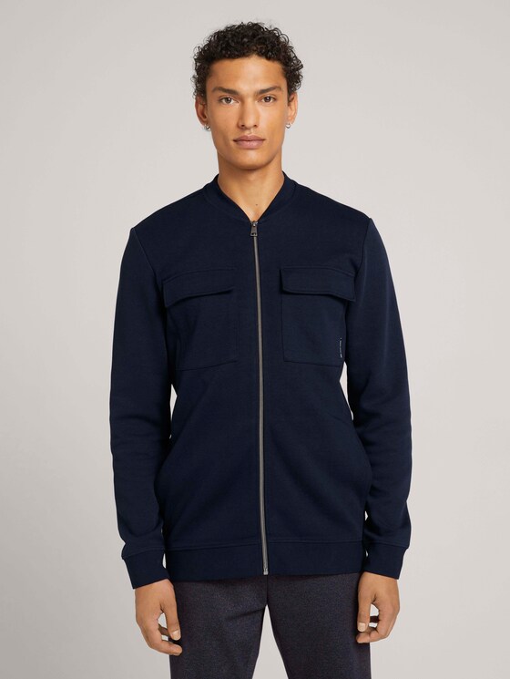 Bomberjacke mit Brusttaschen - Männer - Sky Captain Blue Bomberjacke mit Brusttaschen - Männer - Sky Captain Blue - 1 - TOM TAILOR Denim