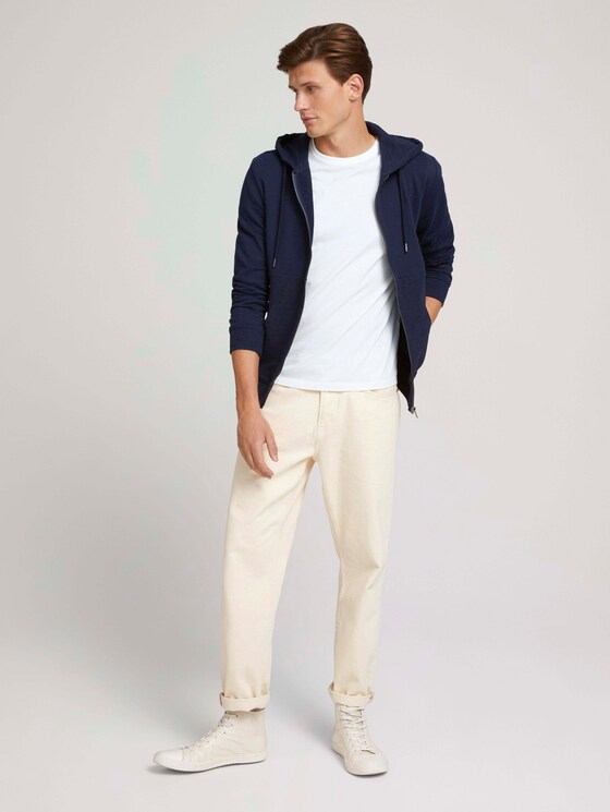 strukturierter Hoodie - Männer - Sky Captain Blue strukturierter Hoodie - Männer - Sky Captain Blue - 3 - TOM TAILOR Denim
