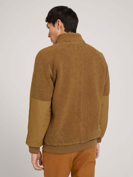 Jacke aus Teddyfell - Männer - deep cognac Jacke aus Teddyfell - Männer - deep cognac - 2 - TOM TAILOR Denim