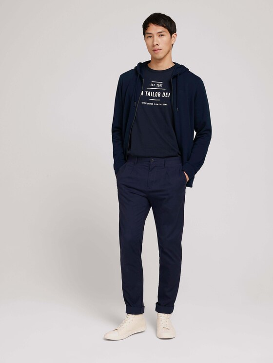 sweatjack met borduursel - Mannen - Sky Captain Blue sweatjack met borduursel - Mannen - Sky Captain Blue - 3 - TOM TAILOR Denim