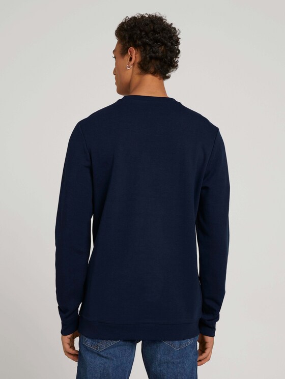 sweatshirt met borstzak - Mannen - Sky Captain Blue sweatshirt met borstzak - Mannen - Sky Captain Blue - 2 - TOM TAILOR Denim
