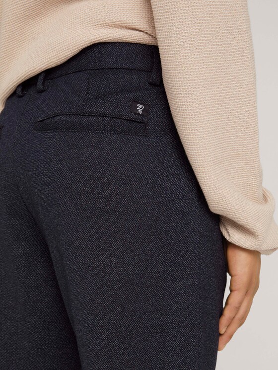 Slim-chinobroek - Mannen - blue grey zig zag structure Slim-chinobroek - Mannen - blue grey zig zag structure - 10 - TOM TAILOR Denim