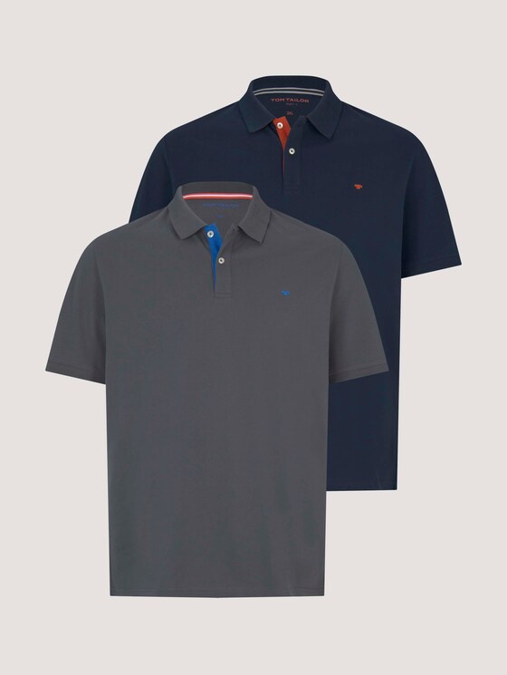 Polohemd im Doppelpack - Männer - Dark Blue Polohemd im Doppelpack - Männer - Dark Blue - 7 - Men Plus