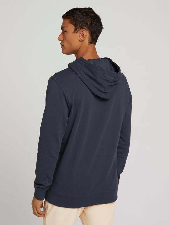 Hoodie mit Print - Männer - Blueish Grey Hoodie mit Print - Männer - Blueish Grey - 2 - TOM TAILOR Denim