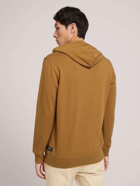 Hoodie mit Print - Männer - deep cognac Hoodie mit Print - Männer - deep cognac - 2 - TOM TAILOR Denim