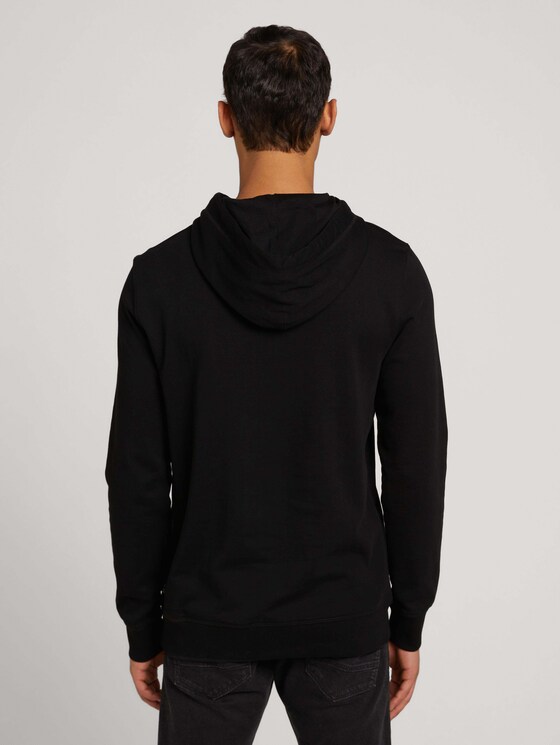 hoodie met print - Mannen - Black hoodie met print - Mannen - Black - 2 - TOM TAILOR Denim