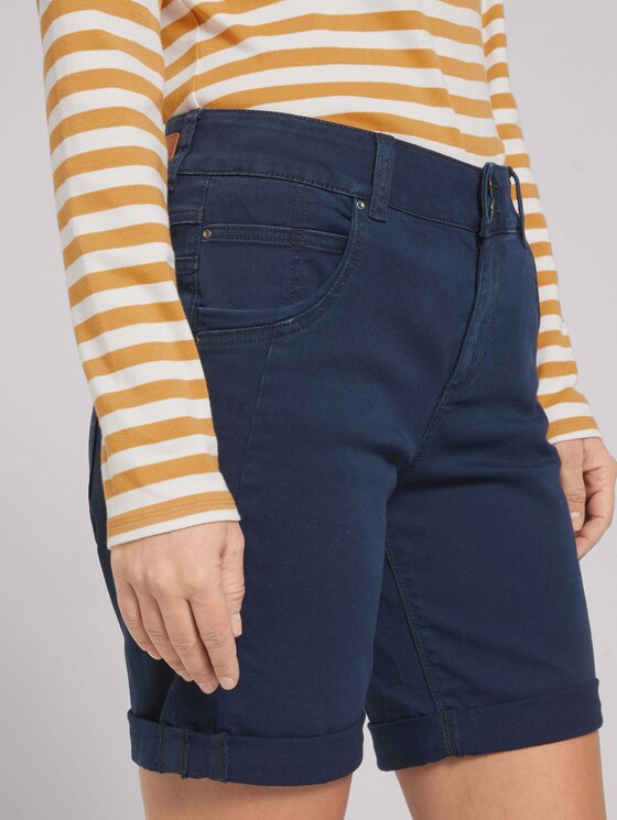 Lina Bermuda Shorts - Frauen - Real Navy Blue Lina Bermuda Shorts - Frauen - Real Navy Blue - 10 - TOM TAILOR Denim