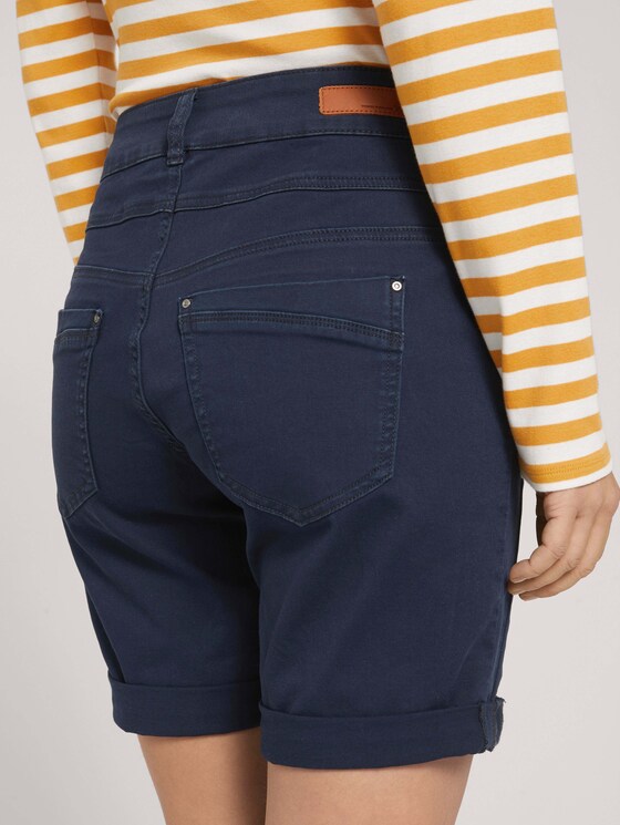 Lina Bermuda Shorts - Frauen - Real Navy Blue Lina Bermuda Shorts - Frauen - Real Navy Blue - 9 - TOM TAILOR Denim