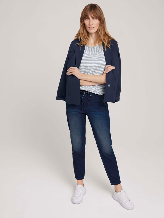 gestreiftes T-Shirt - Frauen - offwhite thin stripes gestreiftes T-Shirt - Frauen - offwhite thin stripes - 3 - TOM TAILOR