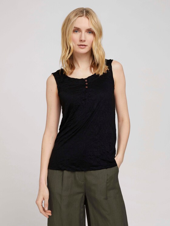 Top in Knitteroptik - Frauen - deep black Top in Knitteroptik - Frauen - deep black - 1 - TOM TAILOR
