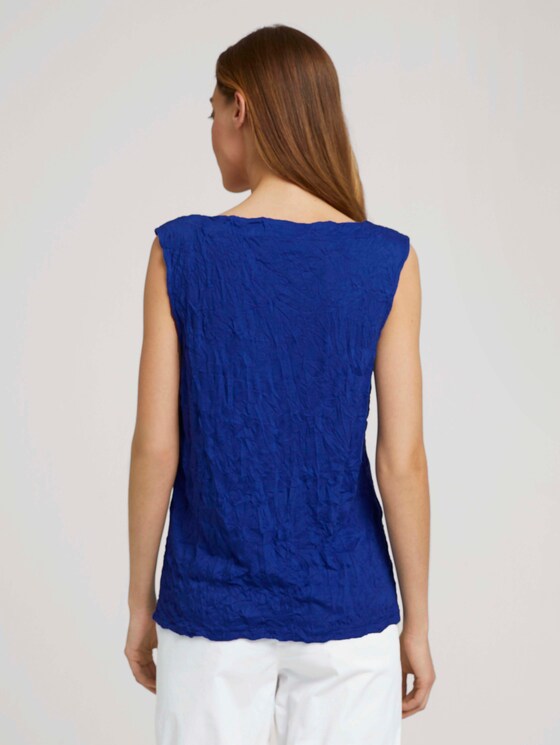 Top in Knitteroptik - Frauen - anemone blue Top in Knitteroptik - Frauen - anemone blue - 2 - TOM TAILOR