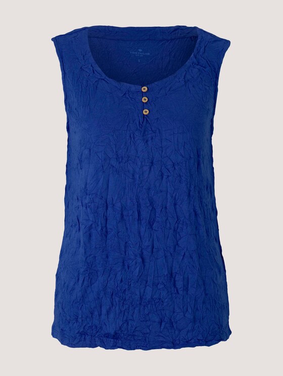 Top in Knitteroptik - Frauen - anemone blue Top in Knitteroptik - Frauen - anemone blue - 7 - TOM TAILOR
