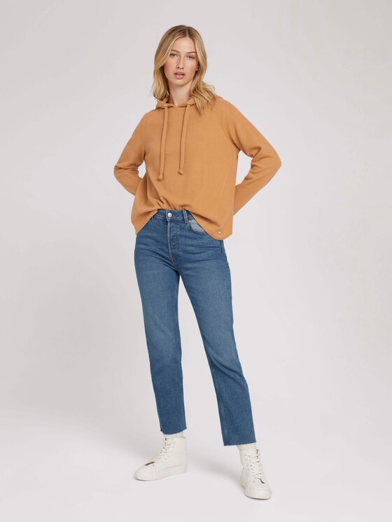 Hoodie aus Bio-Baumwolle - Frauen - soft camel Hoodie aus Bio-Baumwolle - Frauen - soft camel - 3 - TOM TAILOR Denim