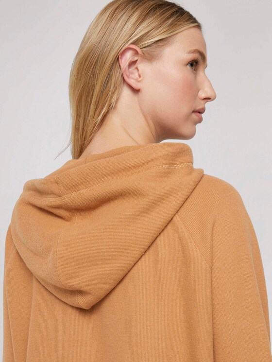 Hoodie aus Bio-Baumwolle - Frauen - soft camel Hoodie aus Bio-Baumwolle - Frauen - soft camel - 9 - TOM TAILOR Denim