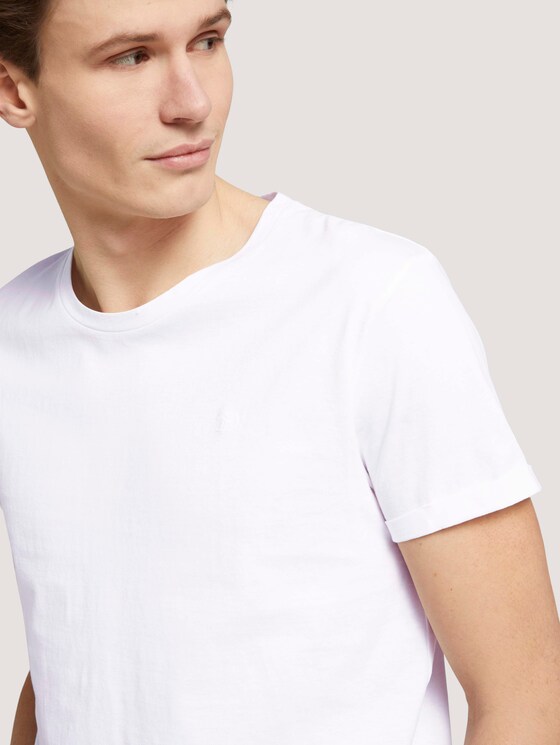 Siebenerpack Basic T-Shirts - Männer - White Siebenerpack Basic T-Shirts - Männer - White - 9 - TOM TAILOR Denim